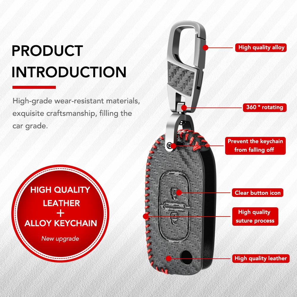 Для Renault Kadjar Captur Megane Sandero Stepway Logan Clio 5 Arkana 2020 2021 чехол для выкидного ключа автомобиля защитный чехол для ключа