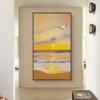 Абстрактные пейзажные картины на холсте, восход солнца, закат, пляжный пейзаж, скандинавский плакат с принтом, настенные художественные фотографии, современный декор для гостиной