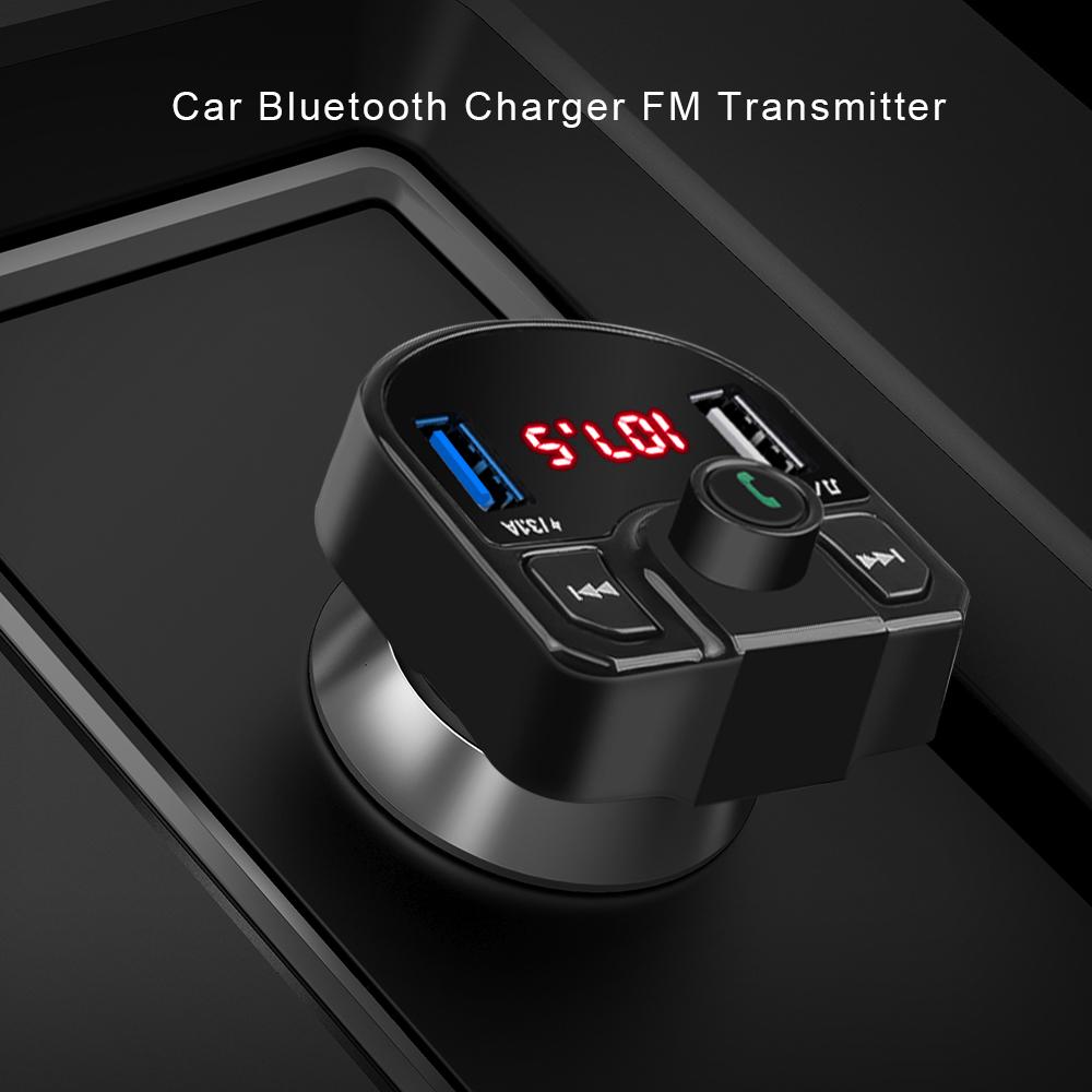 Bluetooth Fm Transmitter USB Aux Modulator Handsfree Car Kit Car Audio Mp3 Player 3.1A Fast Charge Dual Usb Car Charger Adapter