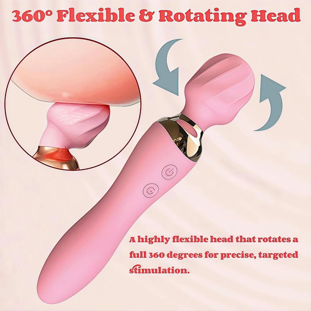 Powerful Silent Vibrator Magic Wand Sex Toys For Women Female AV Anal Vibrator Stick Clitoris Stimulator Dildo G-Spot Adult Toys
