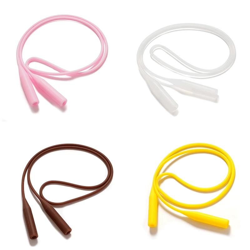 1-4pcs High Elastic Sports Cord Sunglasses String Ropes Glasses Chain Silicone Eyeglasses Straps Anti Slip