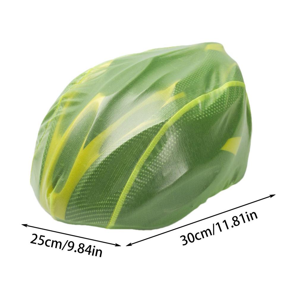 Водонепроницаемый чехол для велосипедного шлема со светоотражающей полосой Портативный чехол для шлема MTB Пылезащитные чехлы для шлемов горных и дорожных велосипедов