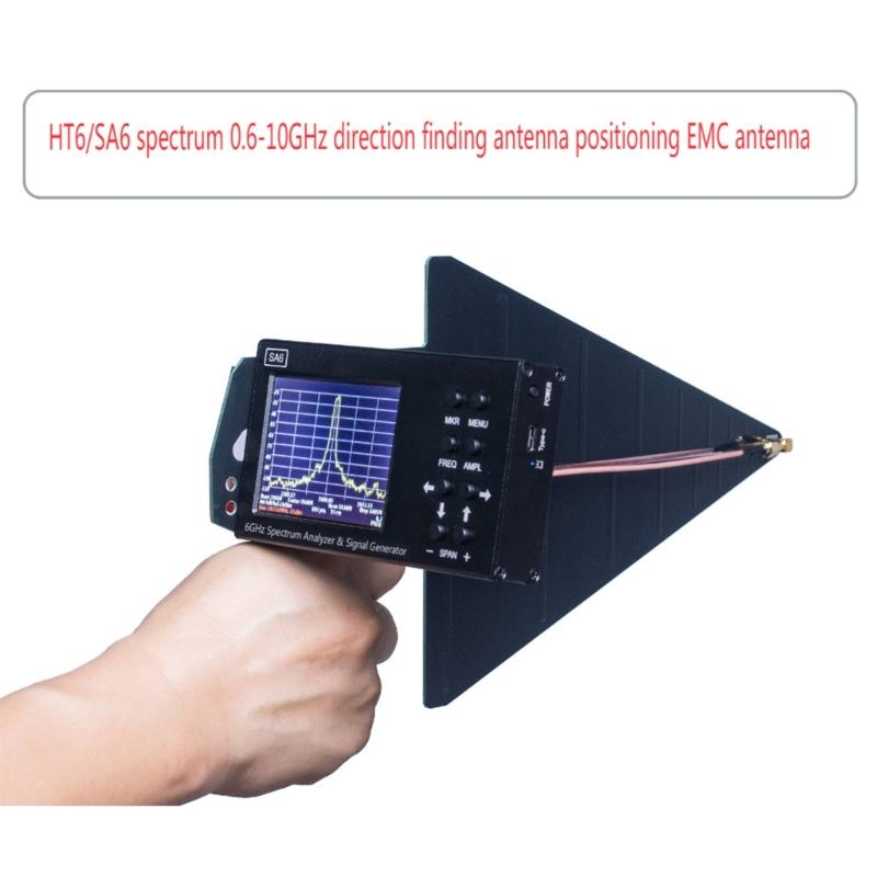 Профессиональная антенна HT6 50 Ом, арифмическая периодическая антенна HT6 50 Ом, подходящая для спектрального анализа и платы UWB