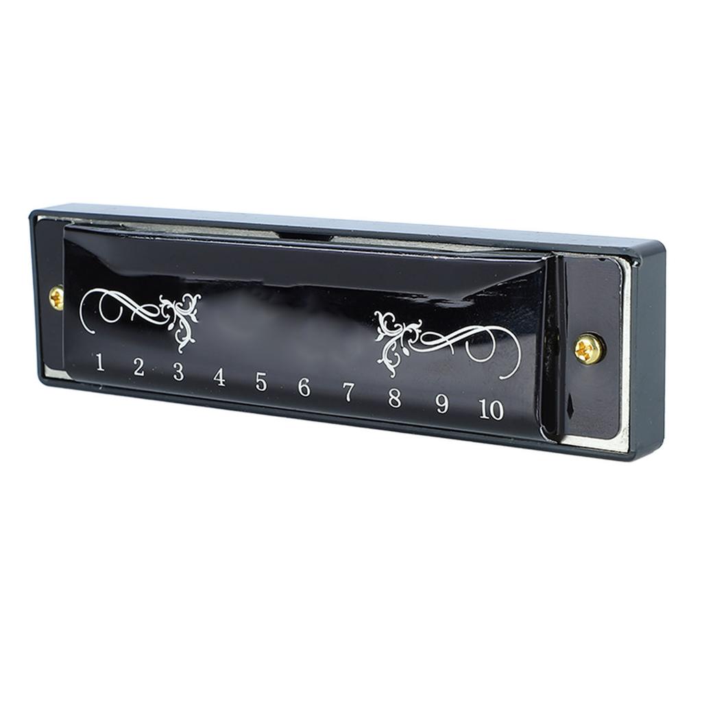 Губная гармошка 10 отверстий 20 тонов тональность C профессиональная стандартная губная гармошка с футляром для детей и начинающих