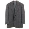 90s Old Check Pattern Tailored Jacket 98/88/175 Gray Men's Used