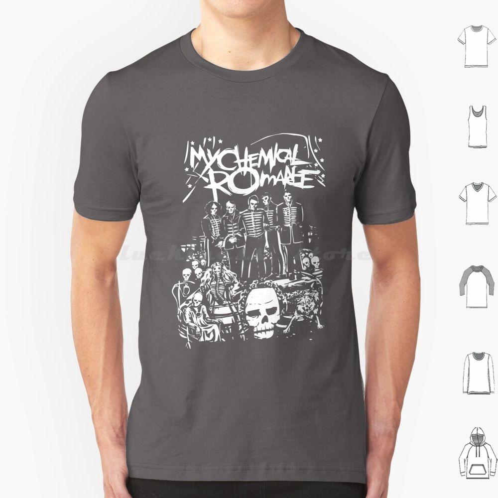 Футболка My Chemical Romance Хлопок Мужская Женская Печать DIY Rerardo My Chemical Romance Black Parade Эмо