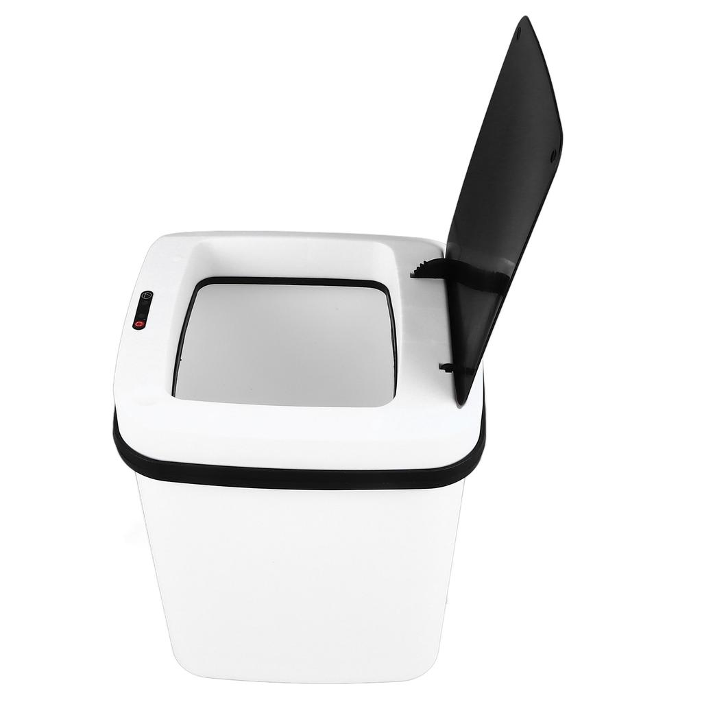 Умный мусорный бак большой емкости со светодиодной подсветкой, автоматический датчик движения, мусорное ведро с кнопкой для домашнего использования