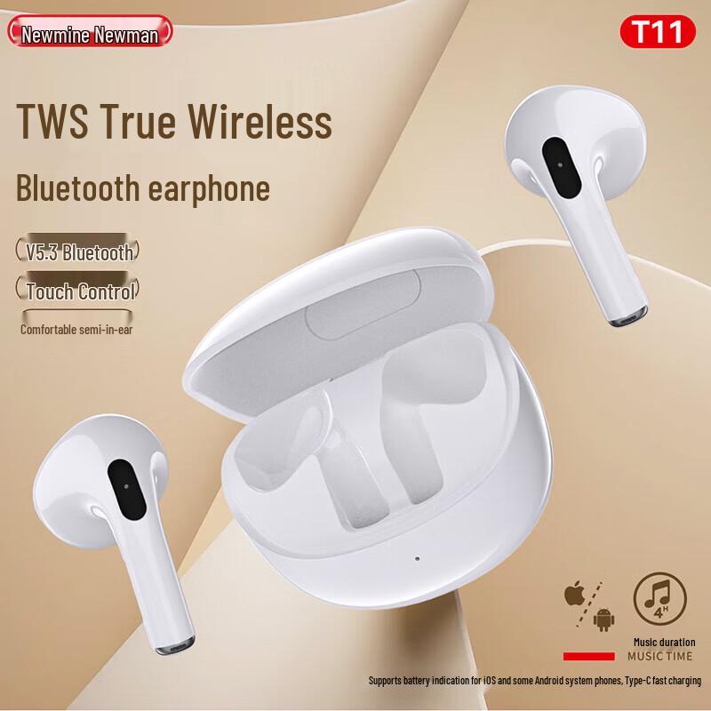 Newmine T11 Wireless Sport Ear-Hook Bluetooth Earbuds