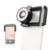 APEXEL APL-MS120 120X Mobile Phone Microscope Lens Observation Lens for Phone with LED Fill Lights