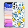Летние Фрукты Лимон Чехол для Телефона Для iPhone 17 Air 16 15 Plus 11 14 Pro Max 13 Mini 12 7 8 + SE Узорный Арт Индивидуальный Чехол 17 Ai