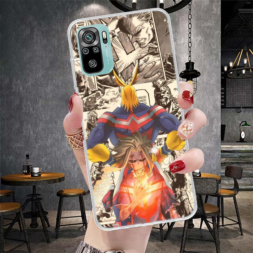 Мой герой MHA Деку Мягкий чехол для телефона для Xiaomi Redmi Note 15 14 14S 13 12 Pro Plus 12S 11 11S 11E 10 10S 11T 5G Fundas Coque Redmi