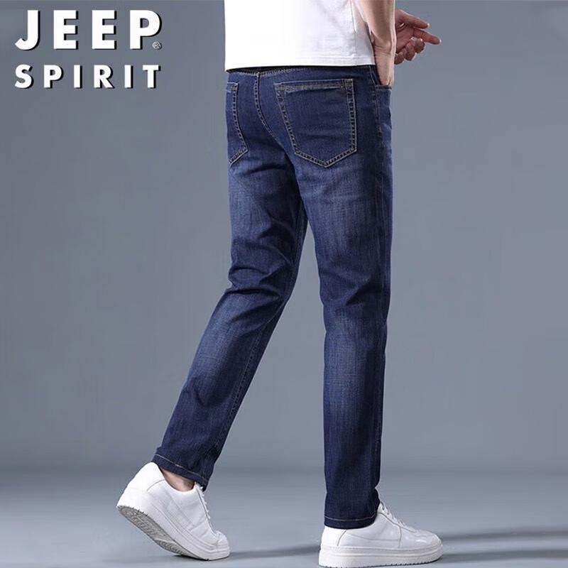 JEEP SPIRIT Men's Straight Fit Casual Jeans