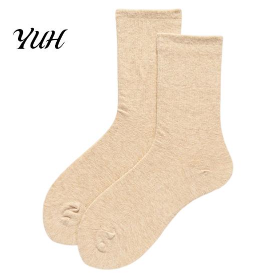 Spring Autumn Winter Daily Socks 1 Pair Crew for Women, Casual Neutral Above Durable Cotton Blend Ankle Thin Socks, Cute Breathable Soft Cozy