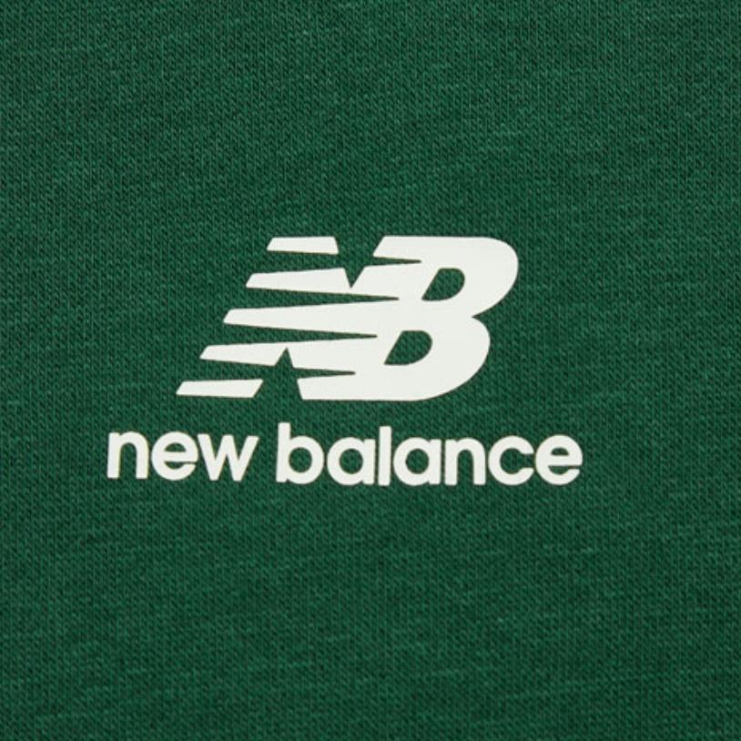 (WMNS) Худи с флисовой подкладкой New Balance Hoops Азиатский размер 'Зеленый' Женский AWT23341-NWG