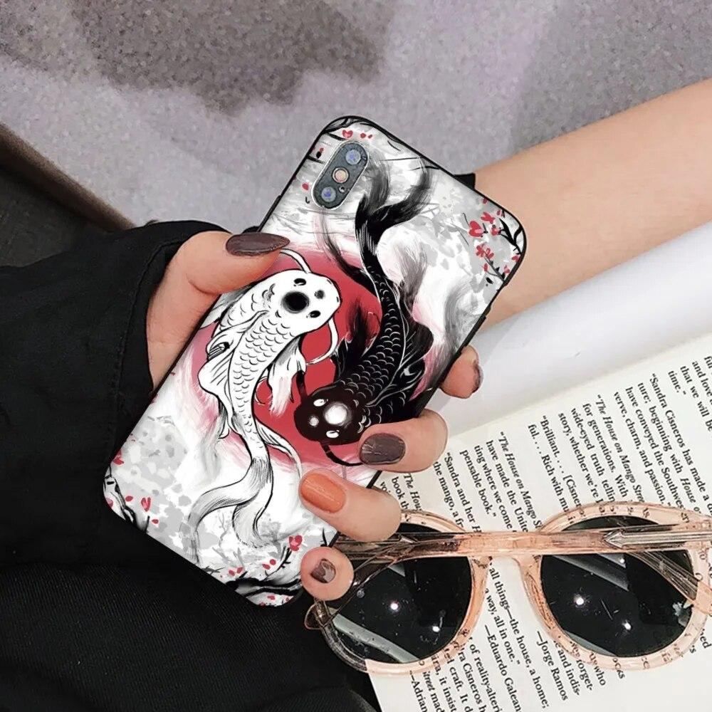 Чехол для телефона «Инь Ян» для iPhone Samsung Galaxy Redmi Xiaomi Oppo OnePlus Note SA 7 8 9 10 11 12 13 14 20 21 22 23 53 54 Pro Max Ultra TPU Soft