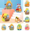 Adorable Kids Plush Backpack With Cartoon Excavator Design For Toddlers And Kindergarten