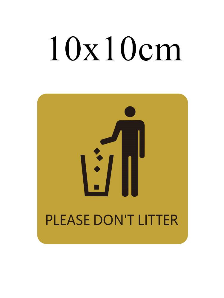 Нержавеющая сталь Слоган Знак «Не курить» Предупреждающие знаки для общественных мест Наклейки на стену Табличка WIFI Номерной знак Индивидуальные адресные таблички