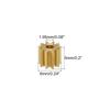 10/20Pcs Copper Gears 8/9/10 Teeth Copper Gears Model 92AA Reduction Gear for RC Car Model DIY Robot Gold Module 0.5