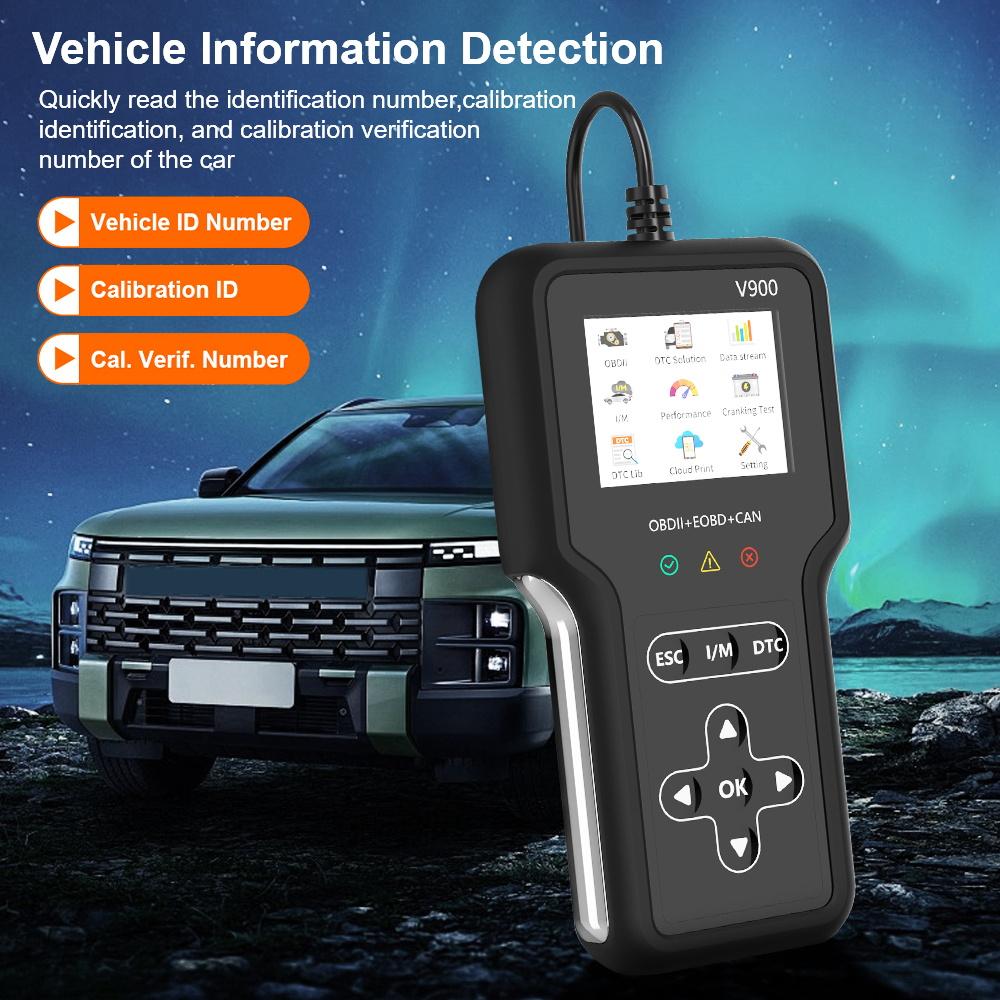 Автомобильный OBD2 сканер кодов ошибок OBD II EOBD Сканер Система двигателя Проверка Коды неисправностей Очистка Диагностический инструмент Автомобильный Тестер аккумулятора Очистка/удаление кода