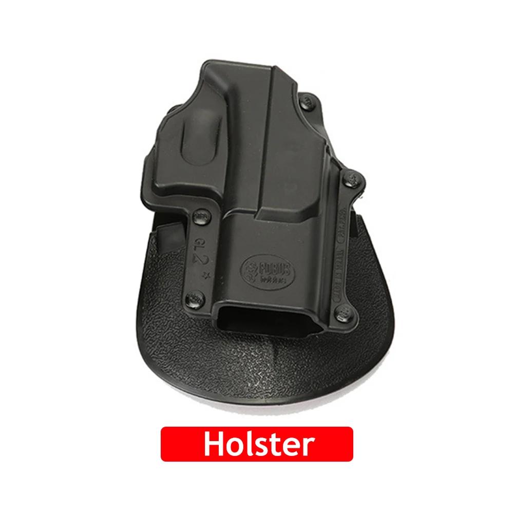 Тактическая кобура для пистолета G17 для страйкбола GLOCK 17 Подсумок для магазина Аксессуары для пейнтбола Охотничий стрелковый держатель Чехол для пистолета Клипса
