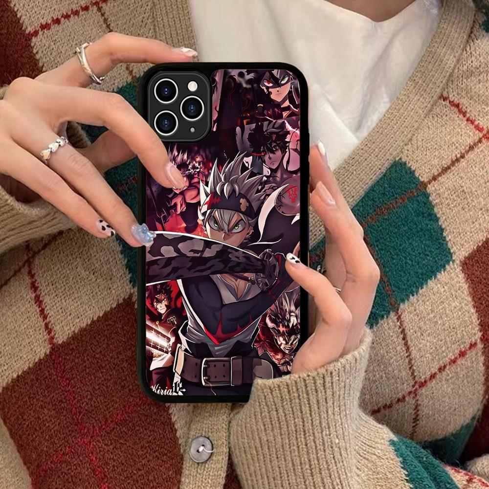 Чехол для телефона Black Clover Силиконовый PC+TPU Для Для IPhone 11 12 13 14 15 16 Plus Pro Max Чехол