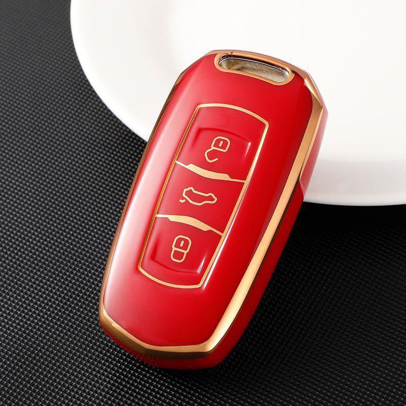 Geely Boyue Emgrand GS Borui Vision X6/X3 Car Key Cover with Gold Edge