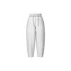Solid Color Breathable Letter Embroidery Casual Sports Pants Women Bottoms Light-Smoke-Gray DQ6682-084