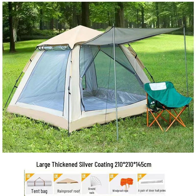Fully Automatic Portable Rainproof Camping Awning Tent