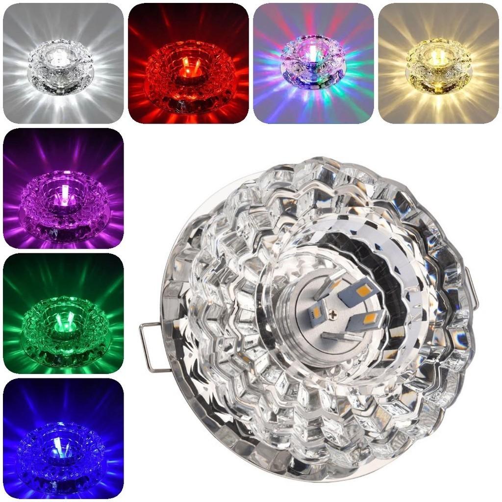 Spotlight Led Crystal Downlight For Aisle Entrance Hall Ceiling Light Fixture