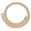 14mm Iced Out Cuban Link Chain Diamond Chain Necklace Bling 5A+ Cubic Zirconia Thick Cuban Link Choker Chain Luxury Hip Hop Jewelry for Men and Women