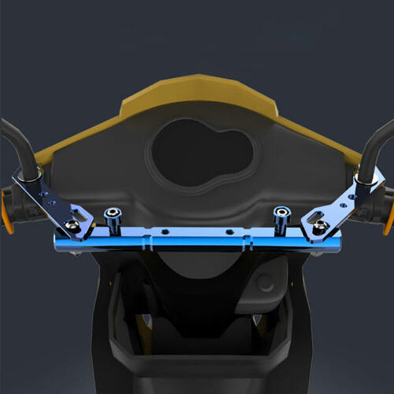 Motorcycle Handlebar Extender Lightweight Durable Bicycles Handlebar Extension Bracket for Motorcycle E-Bike Lamp