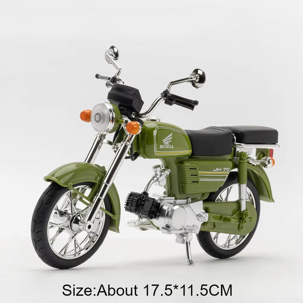1:12 Honda Jh-70 Kx450 Сплав Мотоцикл Литая Модель Машины Игрушки Управление Передним Колесом Резиновая Шина Миниатюрный Мотоцикл Для Подарка Мальчику
