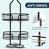 Rustproof Over Shower Head Organizer Hooks Soap Holder Durable Storage Rack  Shampoo