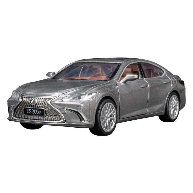 Масштаб 1/35 Lexus ES300h, модель автомобиля, литой игрушечный автомобиль из сплава, коллекция, подарок для детей, серый цвет