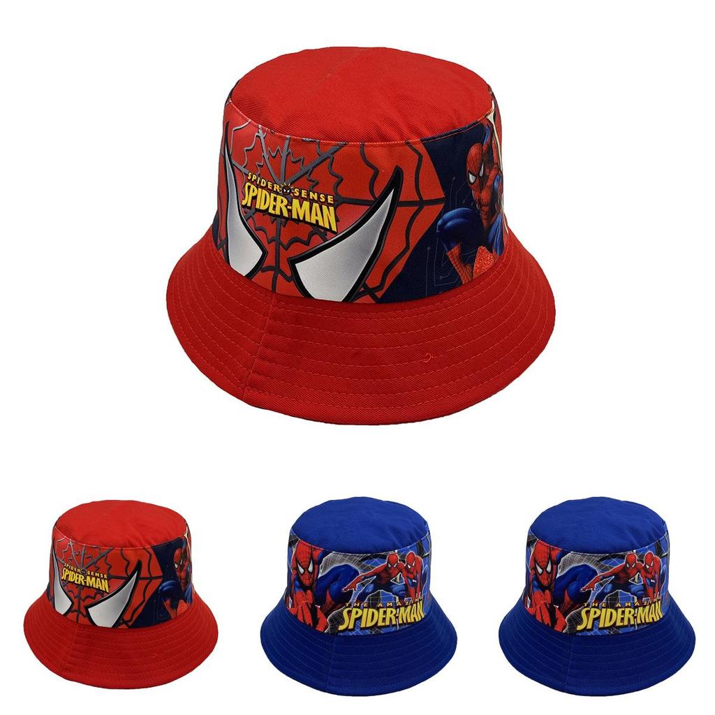 Spider Man Childrens Sun Hat With Wide Brim And Breathable Cotton For Summer