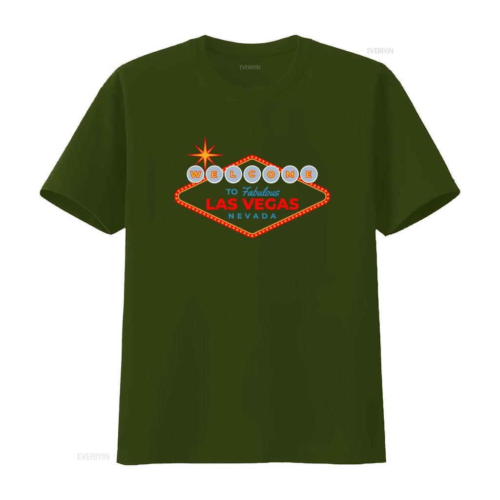 Las Vegas T Shirt Welcome To Fabulous Nevada Vintage Lover Girls Trip  vintage Washed Unisex graphic designer clothes Casual