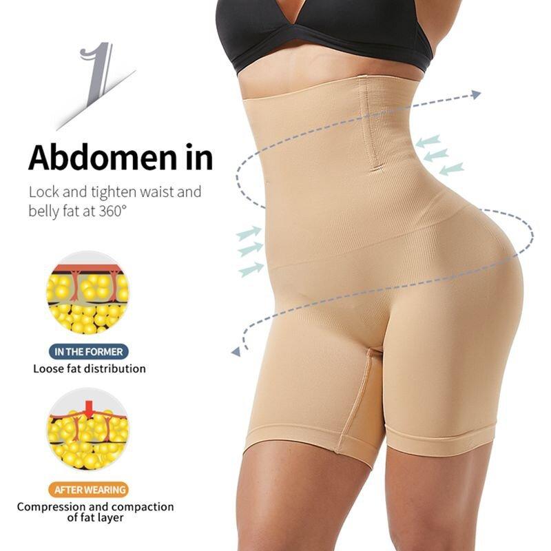 Корректирующий пояс с высокой талией, формирователь тела, триммер для живота, похудение, набивка для ягодиц
