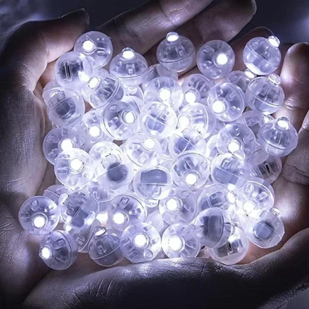 50Pcs LED Flashing Balloon Light Round Christmas Decoration Light Holiday Decoration