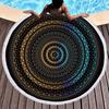 Direct Supply Explosive Round Beach Towel Microfiber Quick-Drying Water-Absorbing Bohemian Fringed Beach Towel