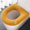Bathroom Accessories Warmer with Handle Toilet Seat Cover Cushion Closestool Mat Pad