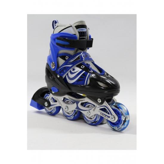 Розовый регулируемый 2 2 освещенный металлический тренировочный шлем для катания на коньках с коленом