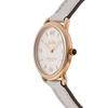Coach Женские часы Delancey Slim с белым циферблатом и белым кожаным ремешком