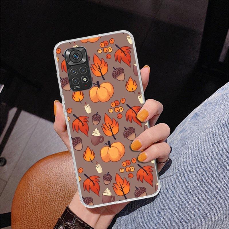 Pumpkin Happy Fall Autumn Phone Case For Xiaomi Redmi Note 15 14 13 12S 12 11 Pro Plus 14S 11S 11E 10 10S 11T 5G Personalized Co