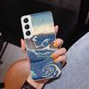 Японский паб Волна Аниме Прибыл Чехол для телефона Samsung Galaxy S26 S25 Edge S23 S24 Ultra S22 Plus S21 S20 FE Уникальная крышка Мягкий C