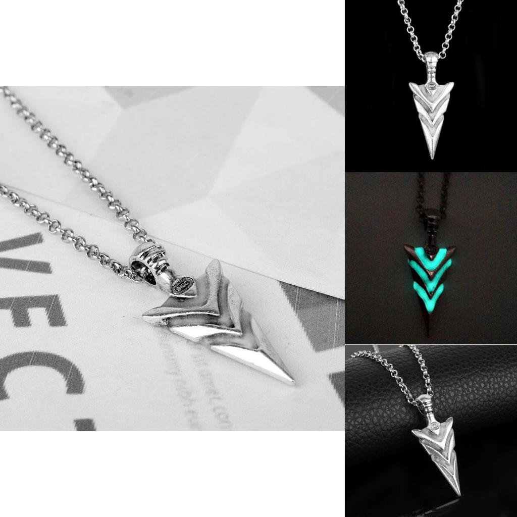 Arrow Luminous Necklace With Alloy Animal Pendant Necklace For Gift And Collectors