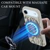 Роскошный ультратонкий камуфляжный кожаный чехол MagSafe для iPhone 17 Air 16 15 14 13 12 11 Pro Max Магнитная крышка для беспроводной зарядки