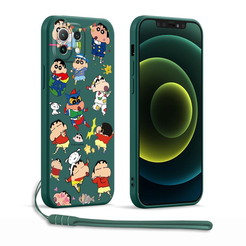 Phone Cover Case for Xiaomi Redmi A2 12C 13C K60 K40 A1 10 A3x 14C 9 8 Fashion Crayon Shin-chan
