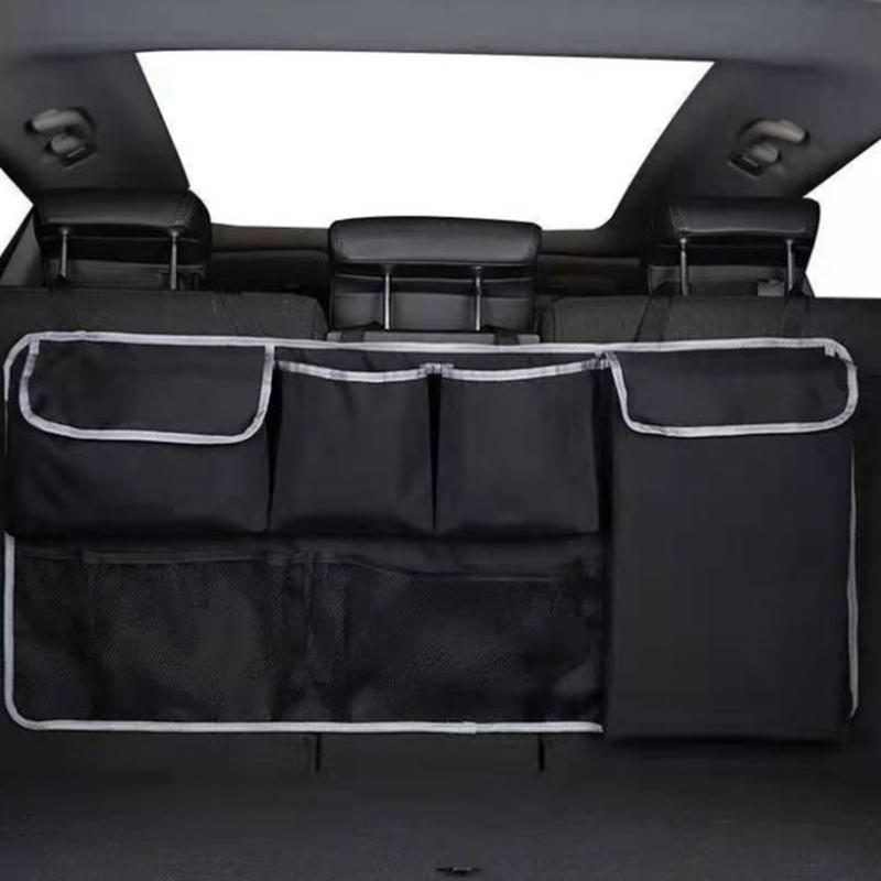 Сумка для хранения на заднем сиденье автомобиля, складная многофункциональная коробка, органайзер для багажника автомобиля, сетка для автоматической укладки, аксессуары для салона автомобиля
