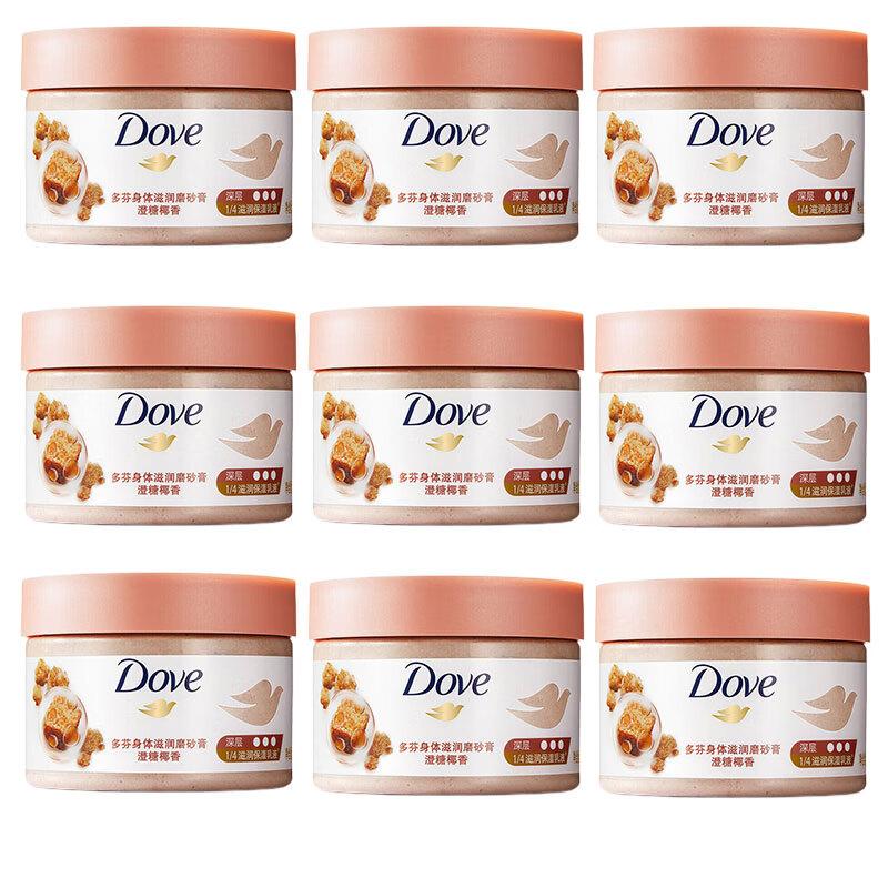 DOVE Сахарный скраб для тела с кокосом