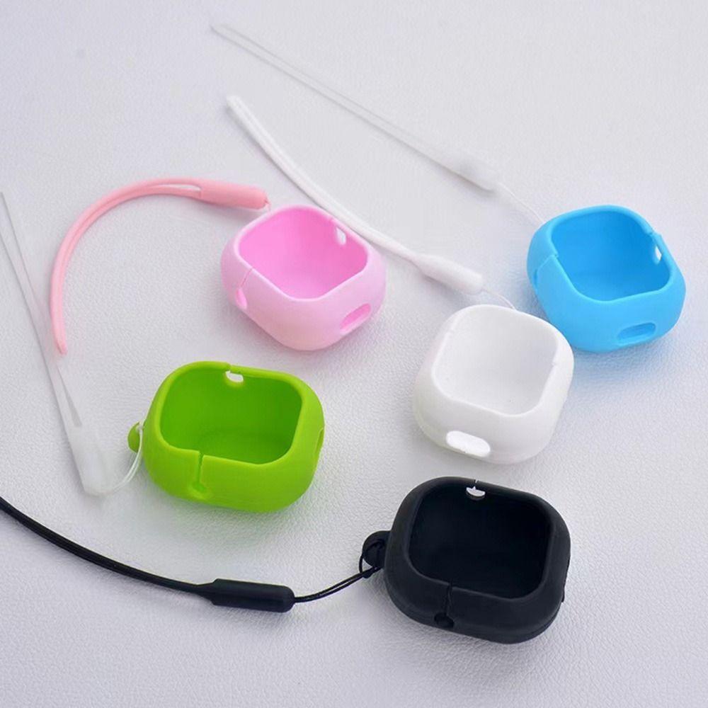 Washable Silicon Case and Lanyard Silicone Earbuds Protective Case Anti-Lost Cover for HQAi H4